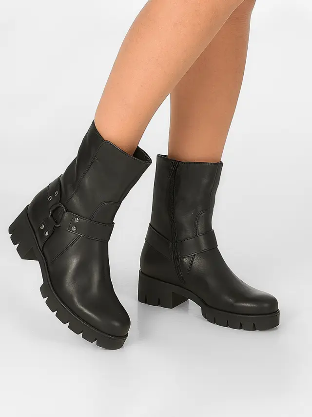 Gabor Μποτάκια Γυναικείο δέρμα Μαύρο GAB/51713 27-BLACK 2