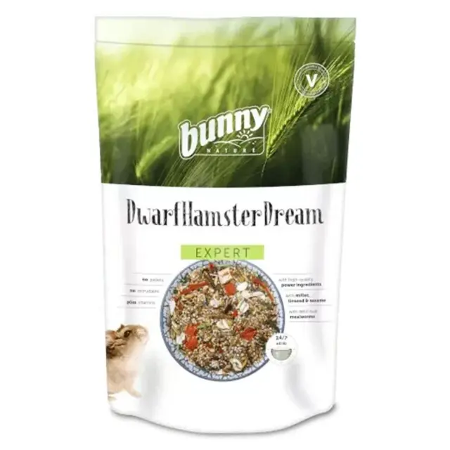 Bunny Nature Πλήρης Τροφή για Χάμστερ Dwarf Hamster Dream Expert 500gr Μονόχρωμο