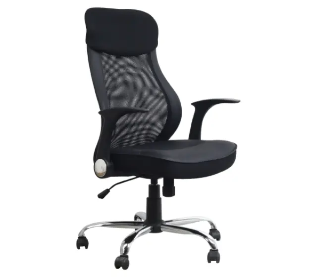 Πολυθρόνα BF3800 Mesh/PU Μαύρο 67x62x110/120cm