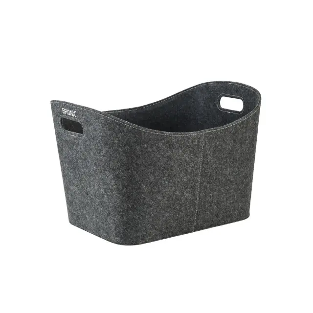 Καλάθι Ξύλων Felt Γκρι 53,5x43x36cm - BRONX