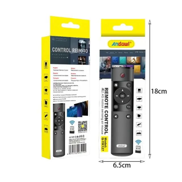 Andowl universal τηλεχειριστήριο τηλεόρασης Q-YK127 - Remote control 075945