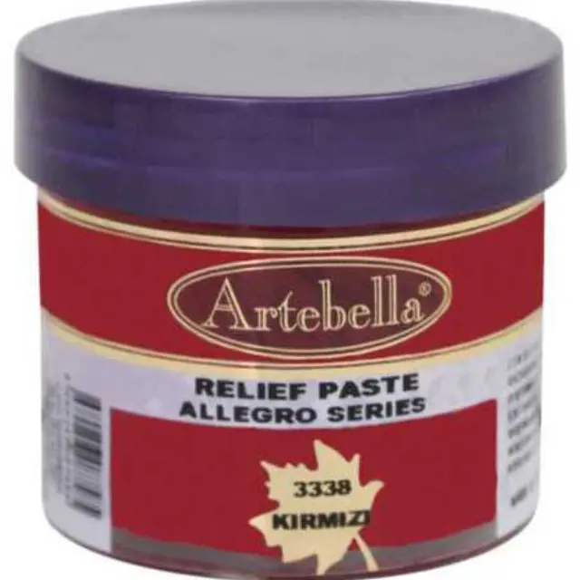 Artebella Allegro Πάστα Relief - 3338 Red - 50ml