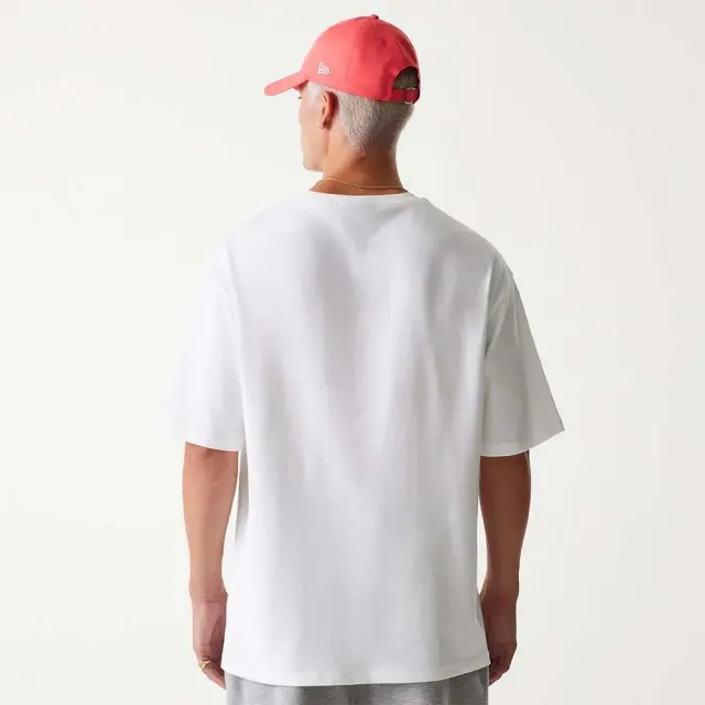 New Era Unisex MLB World Series New York Yankees Oversized T-Shirt Άσπρο 60667817 (New Era) 2