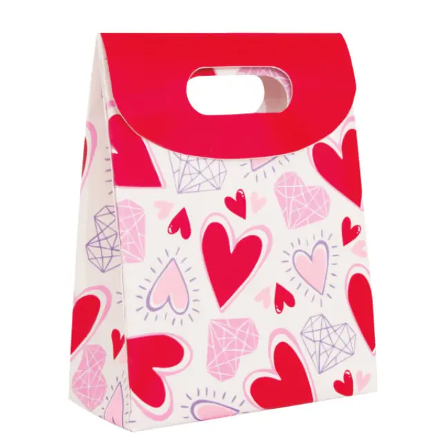 Κουτιά με Καρδιές Hearts Favor Box / 4 τεμ