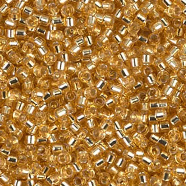 Χάντρα Miyuki Delica 10/0 - DBM0042 - Silver Lined Gold ~7gr
