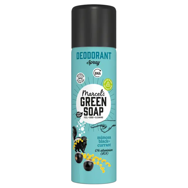 Marcel’s Green Soap αποσμητικό σπρέι Μιμόζα & Φραγκοστάφυλο 150ml
