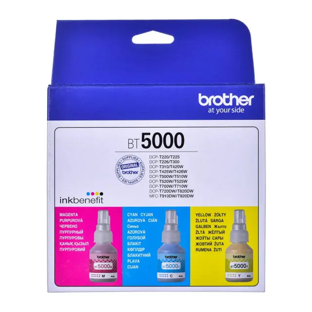 Brother Μελάνι Inkjet BT-5000 CMY Value Pack (BT5000CLVAL) (BRO-BT-5000CLVAL)
