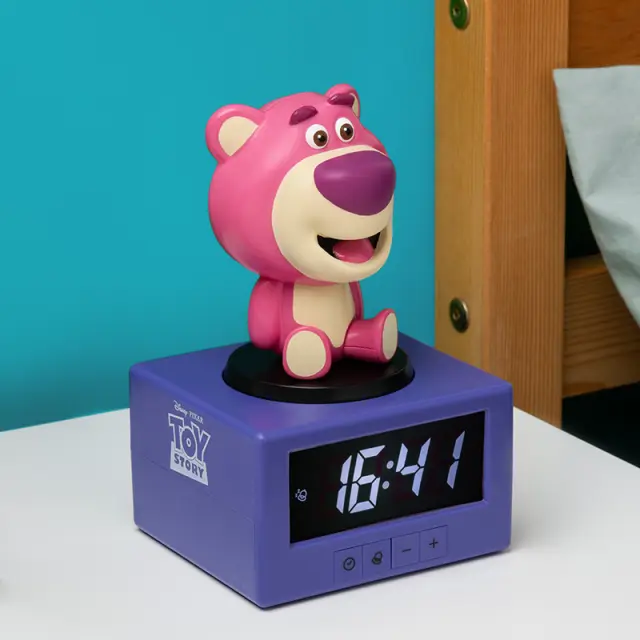 Φωτιστικό διακοσμητικό-ρολόι TOY STORY - Lotso - Icon Lamp Alarm Clock 12cm PP14206TS