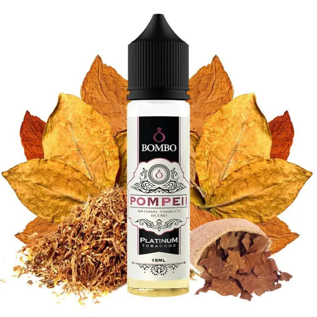 Bombo Platinum Tobaccos Pompeii 15ml/60ml Flavorshot