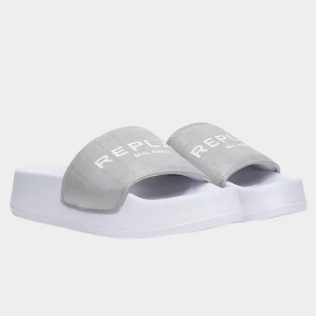Flatform Παντόφλες Replay Lotty GWF1H.002.C0027S-028 Γκρι - 37