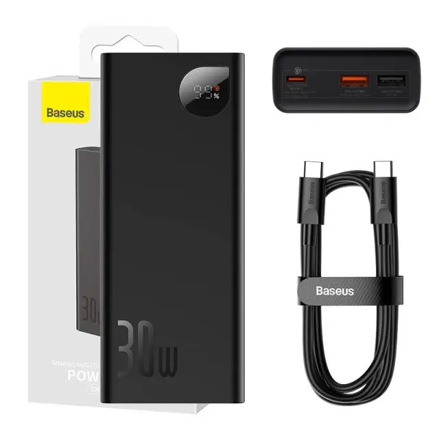 Powerbank Baseus Adaman Metal 20000mAh 30W Black
