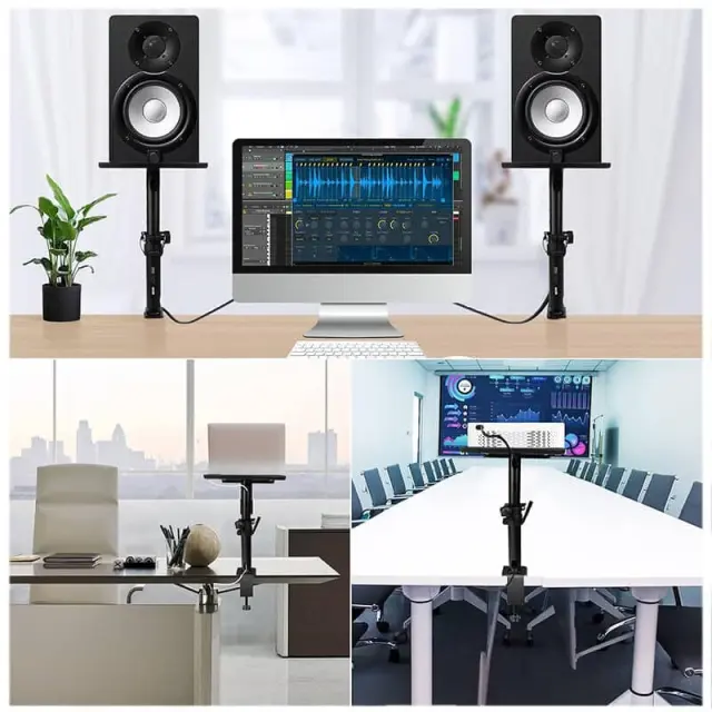 DNA TM1 desk stand for studio monitor audio monitoring speaker up to 15 kg steel non-slip tapes 3