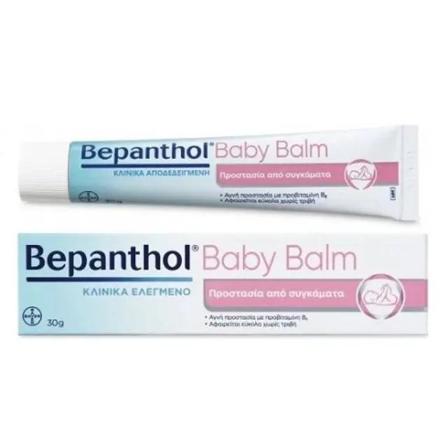 BEPANTHOL Baby Balm Αλοιφή για Διπλή Προστασία & Ανακούφιση από Συγκάματα στα Μωρά, 30gr