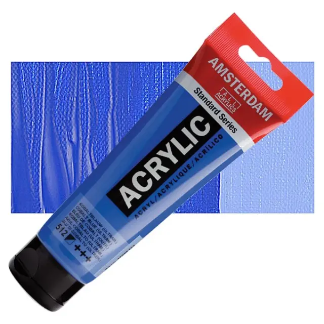 Ακρυλικό Talens Amsterdam 512 Cobalt Blue Ultramarine - 120ml