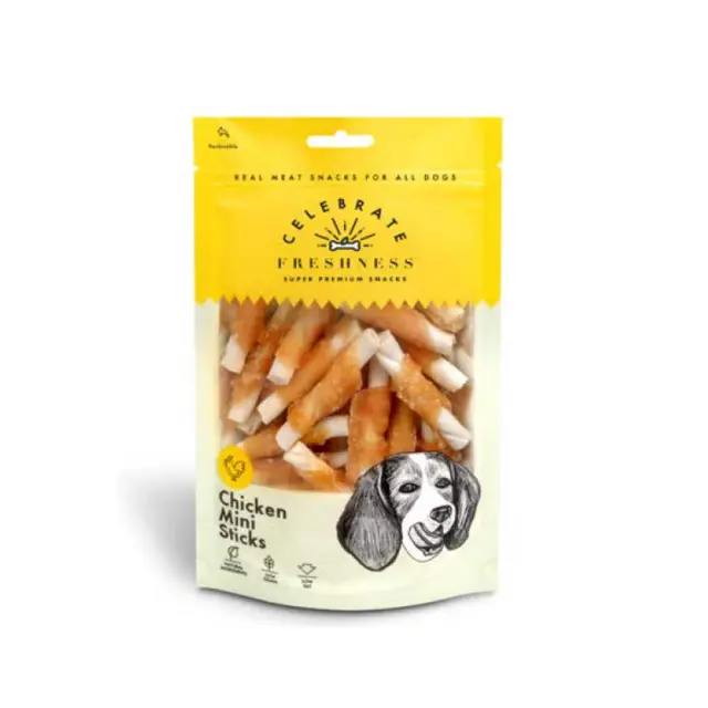 Celebrate Freshness Chicken Mini Sticks Λιχουδιές για Σκύλους 100gr Μονόχρωμο