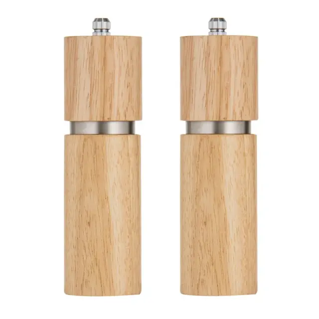 Ladelle Μύλοι Αλατιού & Πιπεριού 16.5cm Blonde Gather Ξύλινοι Σετ 2 Τεμαχίων