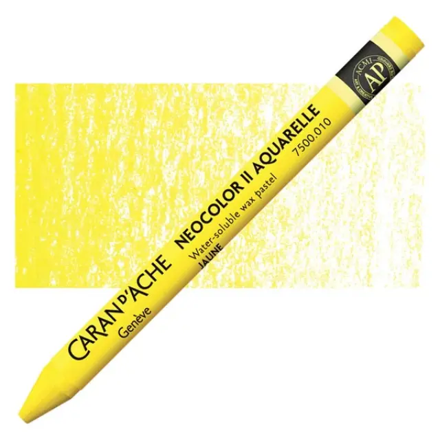 Caran d'Ache Neocolor II Υδατοδιαλυτό Παστέλ Κεριού - 7500/010 - Yellow