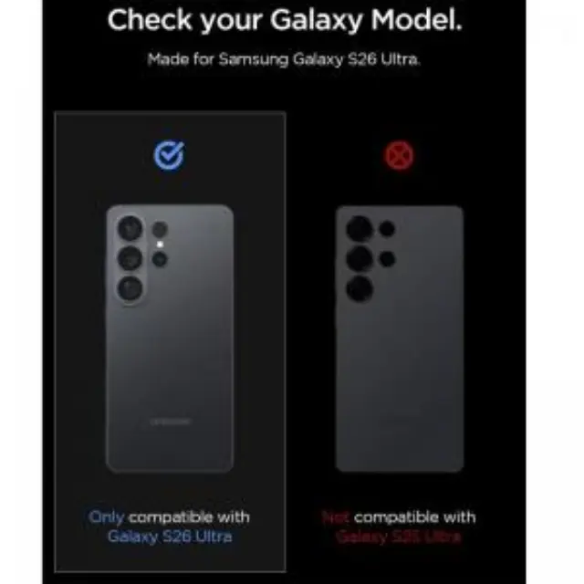 Tempered Glass Rings Spigen για Τζαμάκι Κάμερας Samsung Galaxy S26 Ultra 5G Optik.tR EZ-FIT Μαύρο (2 τεμ.) N70855 2