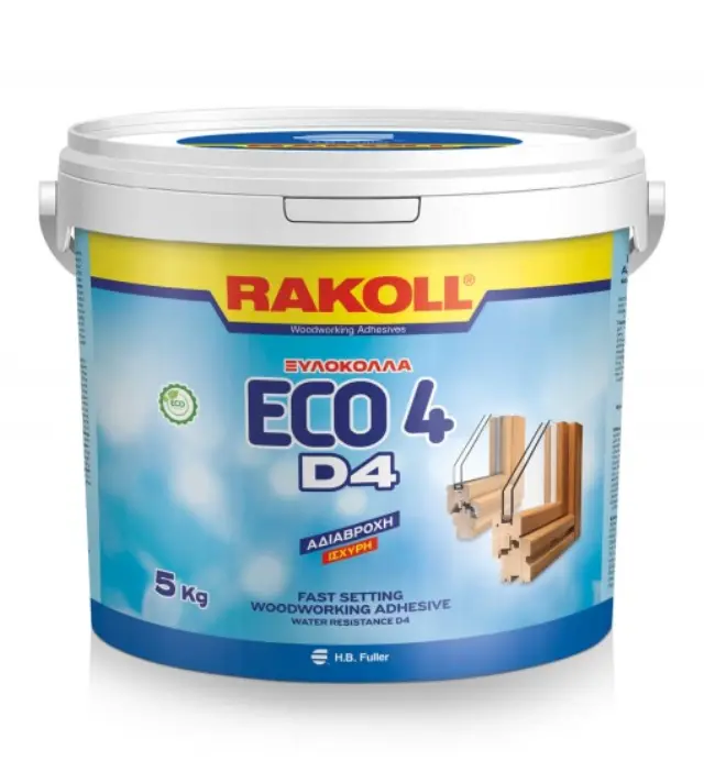 ΚΟΛΛΑ ΑΔΙΑΒΡΟΧΗ ΚΟΥΦΩΜΑΤΩΝ RAKOLL ECO4 D4 5KG