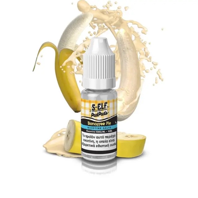 S-Elf Juice Salts Pud Puds Banofee Pie 10ml - 10mg