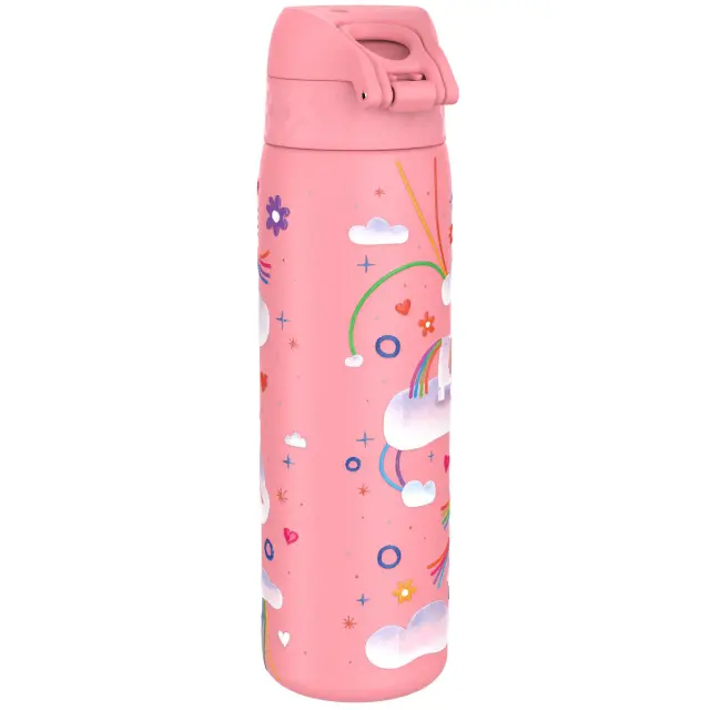 ION8 Ανοξείδωτο Μεταλλικό Παγούρι 600ml Μονόκερος Ουράνιο Τόξο 091823 3