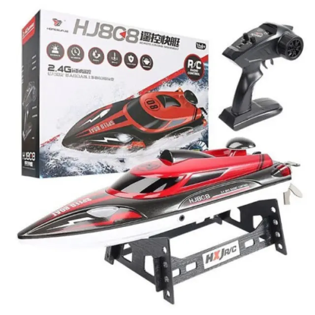 Speedboat HJ808 Τηλεκατευθυνόμενο Σκάφος Κόκκινο