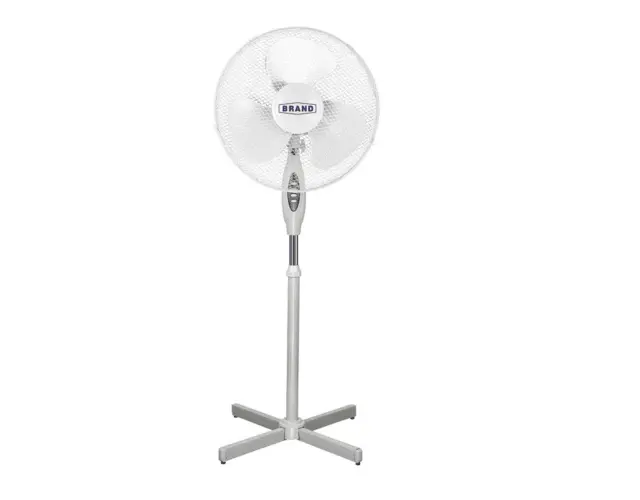 Brand 1203 Ανεμιστήρας Ορθοστάτου 50W Διαμέτρου 40cm White