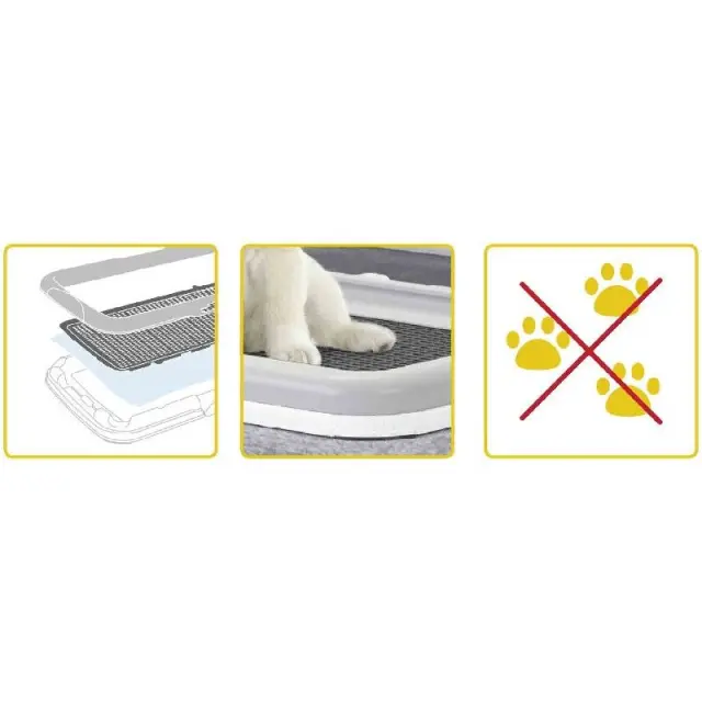 Stefanplast Τουαλέτα Εκπαιδευτικής Πάνας Σκύλου 60x40x4cm 2