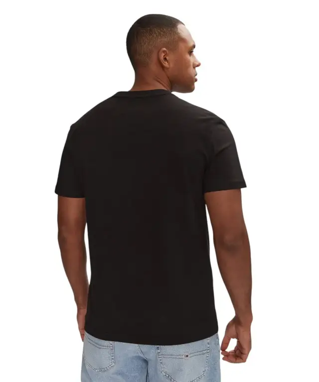 Tommy Hilfiger - Ανδρικό T-shirt Signature Dna Tee Ext Regular Fit DM0DM20817-BDS Μαύρο - S 2