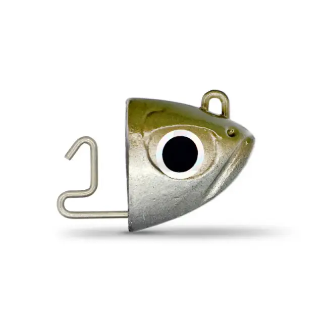 Μολυβοκεφαλές Fiiish Black Minnow Jigheads No2.5 BM3048 Shore 8g - Khaki (2 τμχ)