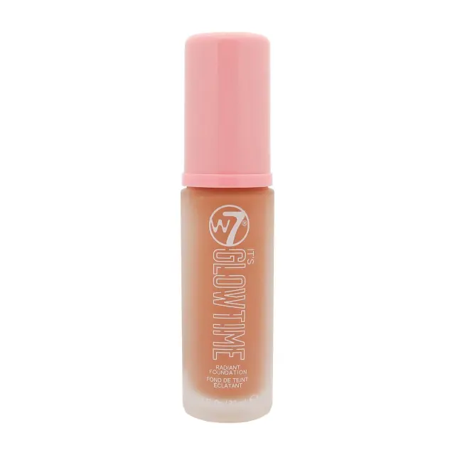 W7 It's Glow Time Amber Glow Υγρό Make Up Μεσαίας Κάλυψης με Λαμπερό Φινίρισμα, 30ml