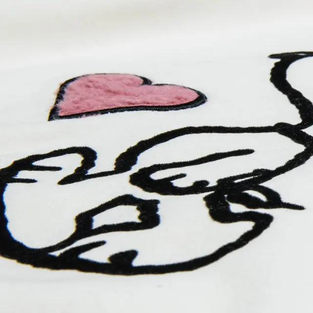 Σετ φόρμας φούτερ Snoopy με οικολογική γούνα 3