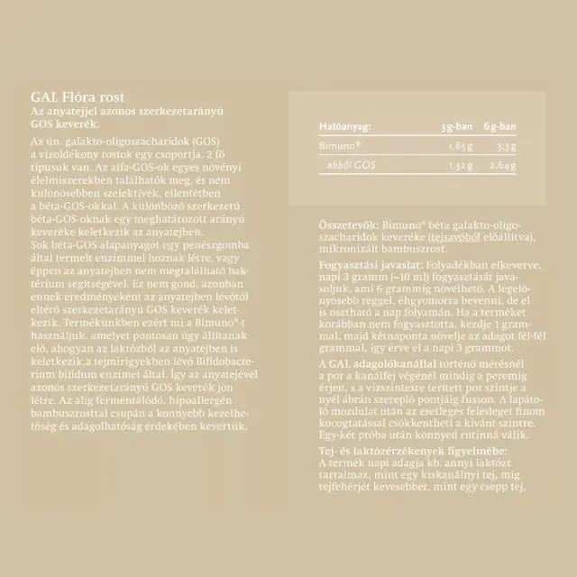 GAL Bimuno® Flora Fiber Complex 3
