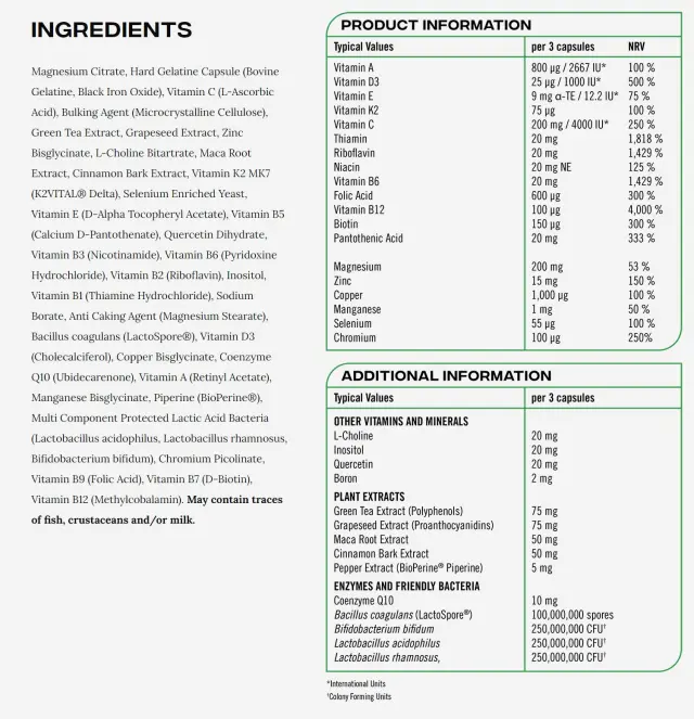 Reflex Nutrition Nexgen Pro Multivitamin 2
