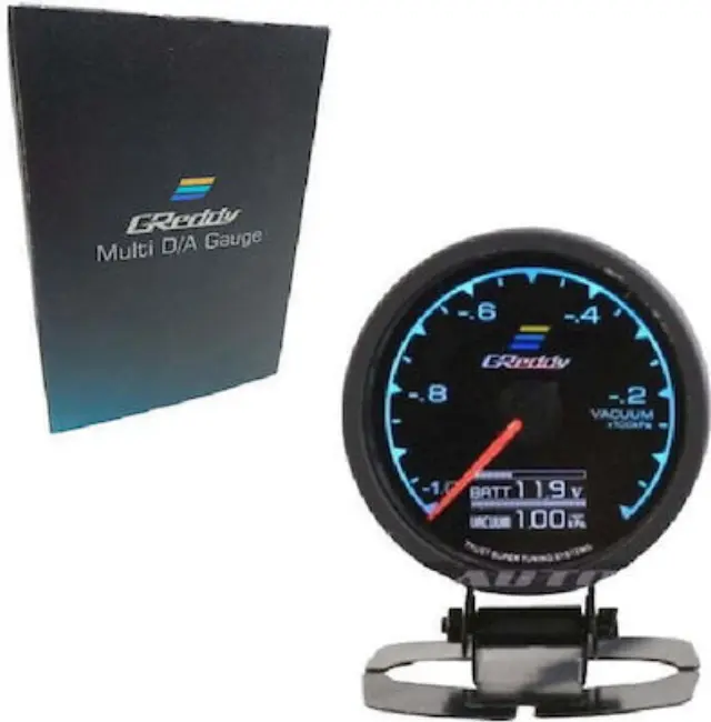 GReddy Όργανο Υποπίεσης Αυτοκινήτου 62MM - MULTI D/A GAUGE TURBO 101353