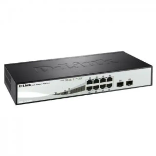 D-Link DGS-1210-08P Managed L2 PoE Switch με 8 Θύρες Gigabit (1Gbps) Ethernet και 2 SFP Θύρες 2