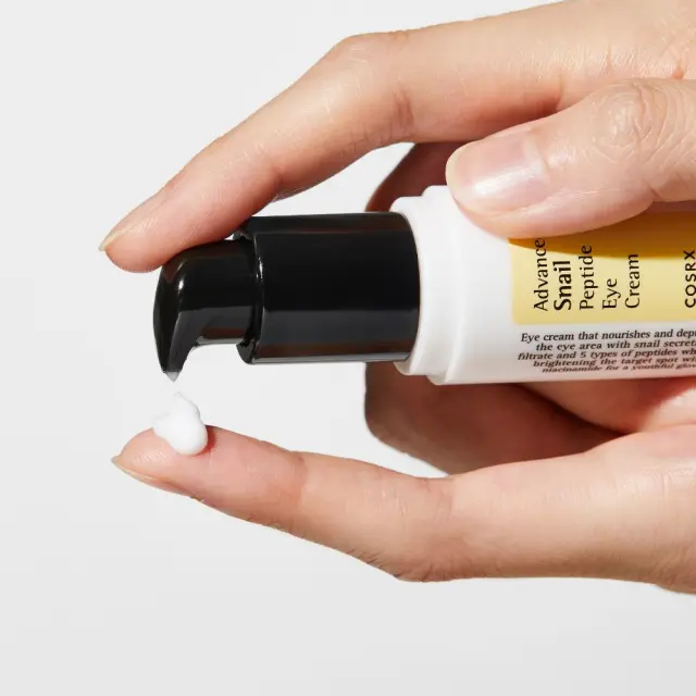 COSRX Advanced Snail Peptide Eye Cream 25ml – Αντιγηραντικη Κρεμα Ματιών με Snail Mucin + Peptides για Λάμψη 2