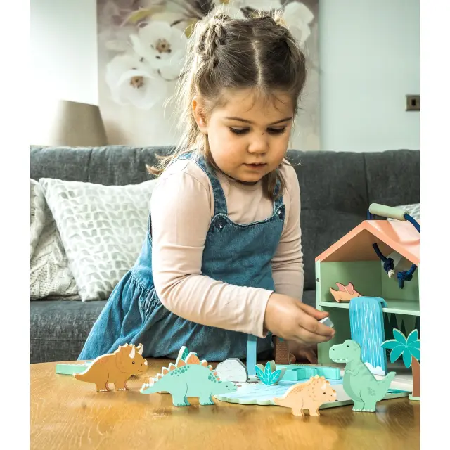 Ξύλινοι Δεινόσαυροι Play Set Orange Tree Toys (FSC®) 2
