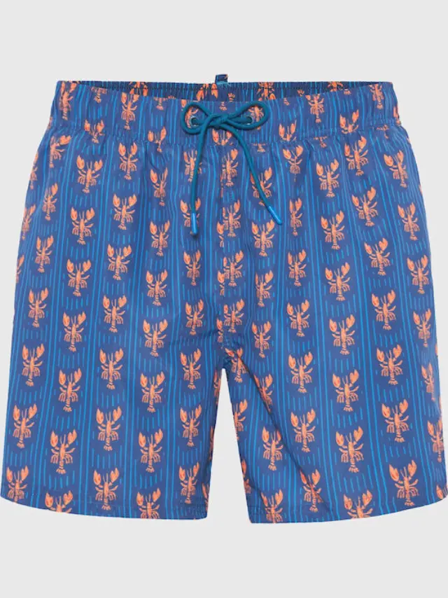 Funky Buddha Men's Swimwear Shorts Ocean Depth FBM013-016-16 - L