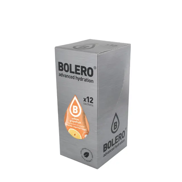 Bolero Classic Drink Mix Yellow Grapefruit, 12 x 9 g