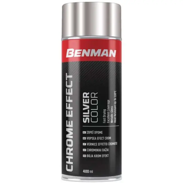 SPRAY ΑΣΗΜΙ ΧΡΩΜΕ BENMAN 400ML 28537