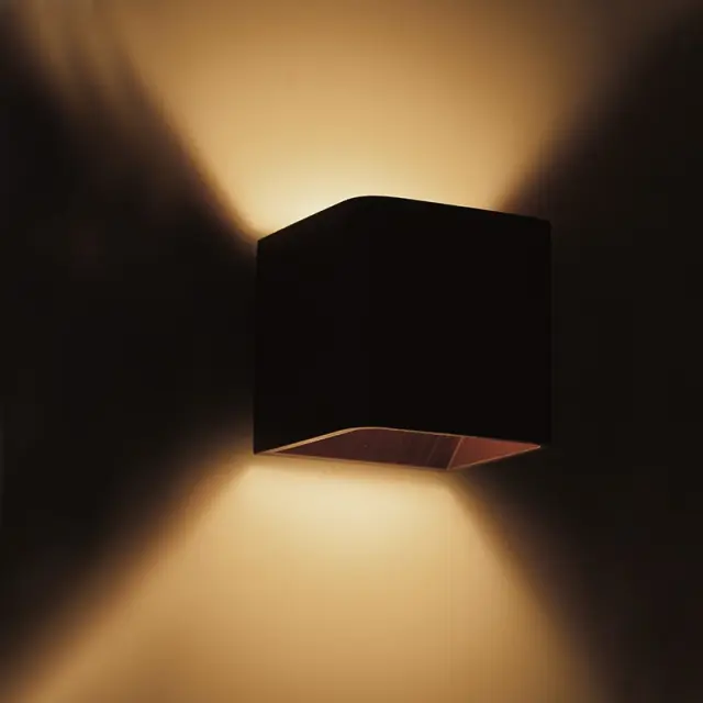 ΕΠΙΤΟΙΧ.Φ/Σ LED ΧΡ.ΞΥΛΟΥ UPDOWN CUBE 1X3W 230V 3000K 30000hr NEPHELE / L35037WD 2