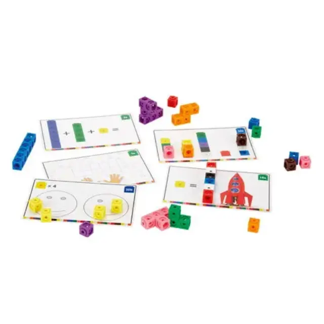 Learning Resources Εκπαιδευτικό Παιχνίδι Mathlink® Cubes Activity Set για 3+ ετών LSP 4286-UK 2