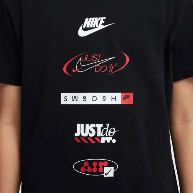 Nike Logo Tee ΠΑΙΔΙΚΗ ΜΠΛΟΥΖΑ (HM5662-010) - Μαύρο - M 10-12 ετών 2