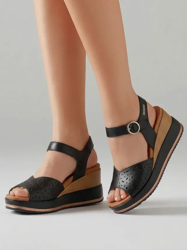 Mephisto Πέδιλα Γυναικείο δέρμα Μαύρο MEP/SERAFIA BLACK 2