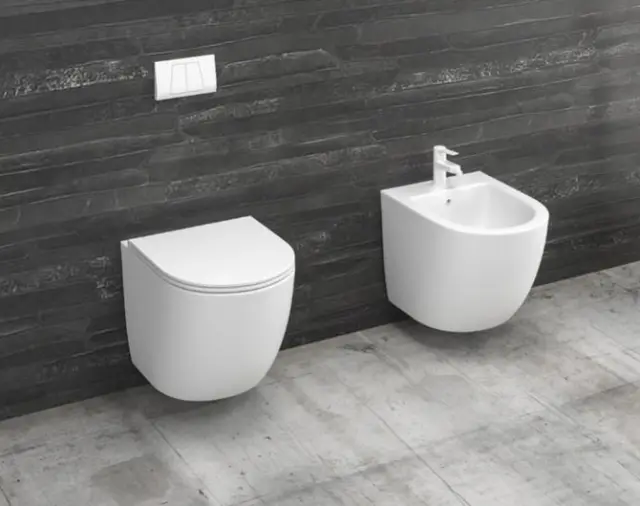 Κρεμαστή Λεκάνη KARAG MILOS LT 046Ε-NR white glossy