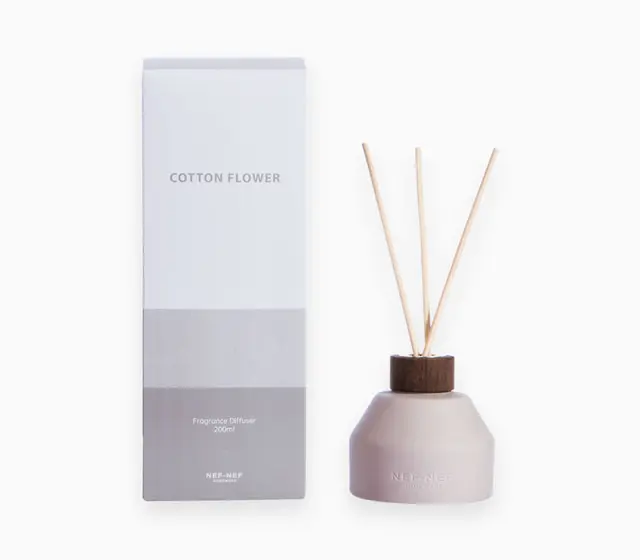ΑΡΩΜΑΤΙΚΟ ΧΩΡΟΥ ΜΕ ΣΤΙΚΣ COTTON FLOWER 200ml NEF-NEF HOMEWARE, - GREY (039861)