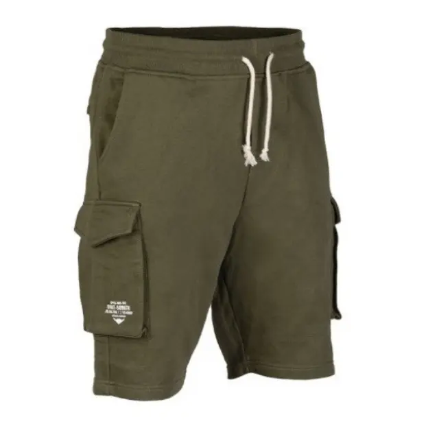 Mil-Tec US Sweat Shorts Cotton Olive-Βερμούδα για Τακτική-Καθημερινή Χρήση Χακί - 06-Χακί-Olive Green