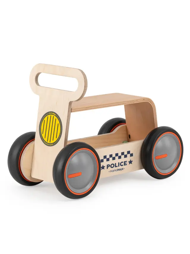 Mamatoyz - Περπατούρα DriveMe Wood Police - 8683723300347