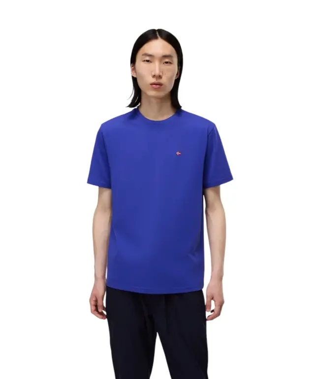 Napapijri - Ανδρικό T-shirt Salis Ss Sum Regular Fit NP0A4H8D-B3B Μπλε - M